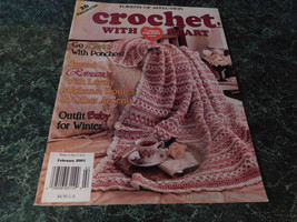 Crochet with Red Hearts Yarns Magazine February 2001 Miniature Dolies - £2.39 GBP