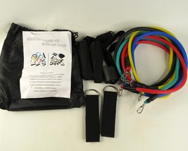 Resistance Band Kit with Workout Guide - £9.70 GBP