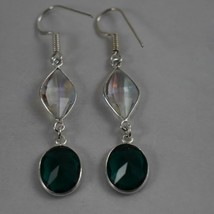 925 Sterling Silver Green Quartz Gemstone Handmade Earrings Women Gift BES-1384 - £19.59 GBP