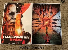 Halloween Kills Movie Poster Luster Finish Michael Myers Jamie Lee Curtis #2 - £8.40 GBP+