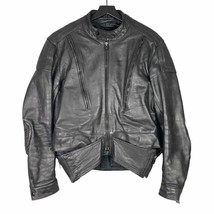 Pro Sport Leather Vintage Motorcycle Jacket Men&#39;s 46 Classic Biker Gear Retro - £70.47 GBP