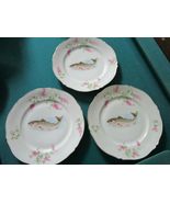 Carlsbad Austria Compatible with Antique Fish Plates 8 1/2&quot; LUCHEON Plat... - $121.51+