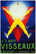 French POSTER.Home wall.Mr.Watt.Electric Room.Wall art Decor 211i - $17.82+