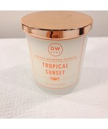 DW Home Tropical Sunset Candle 3.8oz Richly Scented small glass jar hand... - $205.21 MXN