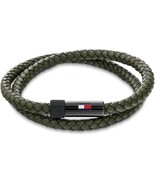 Tommy Hilfiger Jewelry Men's Leather Bracelet Green - $359.00