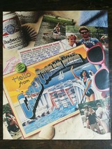 Vintage 1986 Budweiser Grand Cooler Dam Full Page Original Color Ad - 721 - £5.18 GBP