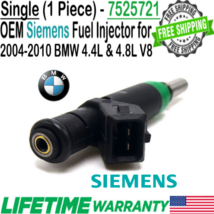 OEM Siemens x1 Fuel Injector for 2006, 2007, 2008, 2009, 2010 BMW 550i 4.8L V8 - £29.47 GBP