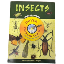 Dover Electronic Insect Book Cd Rom 2007 Paperback Bugs Ants Beetles Butterflies - £23.59 GBP