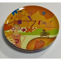 Vintage Target HOME Beach Pool Party Summer Dinner Plates Melamine 11&quot; S... - $44.55