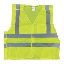 Neon Green Safety Vest with Reflective Strips ANSI/ISEA-107 Compliant - $0.99