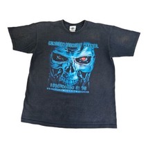 Terminator 2: 3D Universal Studios FL Men&#39;s Large Black T-Shirt Rare Vin... - $95.65