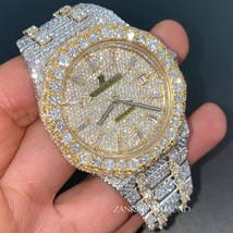 VVS Moissanite Diamond Watch | Stainless Steel Watch | Iced Out Moissanite Studd - £1,417.81 GBP