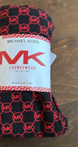 Mens Michael Kors MK Logo Pajama Lounge Pants Sz XL New With Tags Blue Red - $29.96