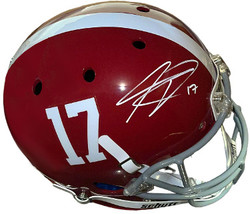 Kenyan Drake signed Alabama Crimson Tide Schutt NCAA Full Size Rep Helmet w/ #17 - £155.63 GBP