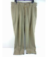 Tommy Bahama Brown Relaxed Fit Silk Chino Pants Mens 36 - £31.15 GBP