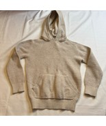 Hope &amp; Henry Organic Cotton Hoodie Thermal Long Sleeve Shirt Girls Sz Small - $330.99 MXN