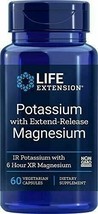 Life Extension Potassium with Extend-Release Magnesium, 60 Count - £12.60 GBP