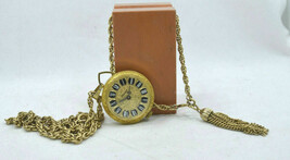 Vintage LUCERNE SWISS  POCKET WATCH PENDANT WIND UP AND BRACELET~ WORKS!! - $29.99