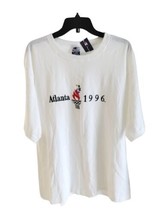 Vintage Atlanta 1996 Olympics T-Shirt Men&#39;s 2XL Champion USA White New w/ Tags - £92.31 GBP