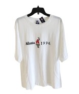 Vintage Atlanta 1996 Olympics T-Shirt Men&#39;s 2XL Champion USA White New w... - £93.35 GBP