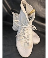 2017 Under Armour Steph Curry 4 IV Finals Bianco Ghiaccio Oro 11.5 12983... - $228.63