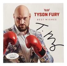 Tyson Fury Signed 5x5 CD Insert JSA - £75.25 GBP