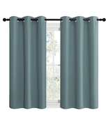 Blackout Curtains 50 Inch Length Greyish Blue Set of 2, W42 X L50 - Grom... - €51,66 EUR