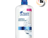 9x Bottles Head &amp; Shoulders Limpieza Renovadora Renewing Cleanse Shampoo... - £93.41 GBP