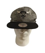 Chicago Bulls Mitchell &amp; Ness Gray Snapback Hat One Size Fits All Basket... - £7.81 GBP