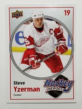 2010 - 2011 Steve Yzerman Upper Deck Series 1 Nhl Hockey Card HH7 Detroit Wings - £3.98 GBP