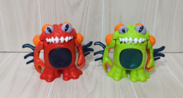 Fisher-Price Imaginext Red Orange Green Space Alien Monster lot 2 - £15.81 GBP