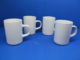 Dansk Centra White Coffee Mugs Cups Bundle of 4 - £30.08 GBP