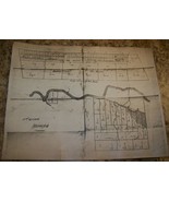 1816 ALJO VILLAGE PLATT MAP WEST OF SPRINGS CALEDONIA NY - £7.74 GBP