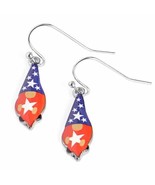 Red White Blue Americana Gnome Earrings - £11.89 GBP
