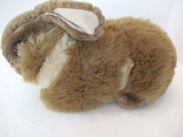 Vtg Fiesta natural laydown bunny rabbit plush 1998 15&quot; - £19.89 GBP