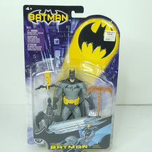 2003 Mattel Zipline Batman 7&quot; Action Figure w/ Batarang Factory Sealed NEW - £19.88 GBP