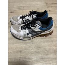 Asics Gel-Kinsei OG White Black Royal Blue Running Shoes 1021A117 Mens 11.5 - $48.50