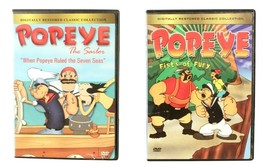 2 Popeye Cartoon DVDs Fists of Fury & When Popeye Ruled the Seas 15 Cartoons! - £7.91 GBP