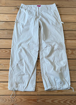 j jill women’s stretchy cropped pants Size 6 beige D1 - £11.35 GBP