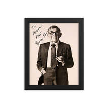 George Burns signed portrait photo Reprint - $65.00