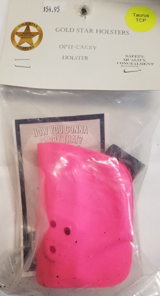 Gold Star Opti-Carry Pink Left Handed Concealment Holster for Taurus TCP - $28.01