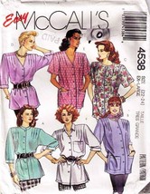 Misses' BLOUSE Vintage 1989 McCall's Pattern 4538 Sizes 22-24 UNCUT - £9.45 GBP