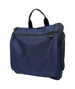 LL Bean Toiletry Bag Blue Travel Personal Organizer Medium Vacation 245361 - $370.17 MXN