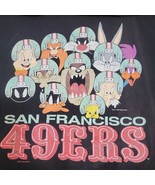 VTG Looney Tunes Crew 49ERS NFLP Warner Bros Rare Original Shirt Mens XL... - $93.21
