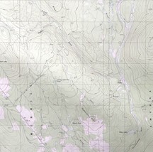 Map Smyrna Mills Maine 1986 Topographic Geo Survey 1:24000 27 x 22&quot; TOPO7 - £36.40 GBP