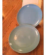 IKEA FARGRIK TURQUOISE Dinner Plates (Set of 2) 10-3/4&quot; - $19.75