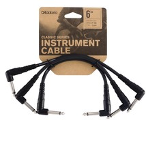Guitar Patch Cable, Instrument Cable, Guitar Accessories, Classic, 3 Pack. - $32.94