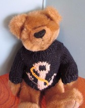 8&quot; TY Beanie Babies Baby plush brown bear w/anchor sweater - £7.15 GBP