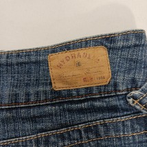 Hydraulic RN#99678 Women's Blue Cotton Stretch Denim Frayed Skirt Size 13/14 image 5