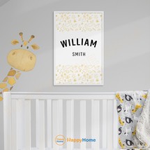 [Personalized] Nursery Name Sign Baby Shower Gift Name Print Nursery Decor -P815 - £20.80 GBP+